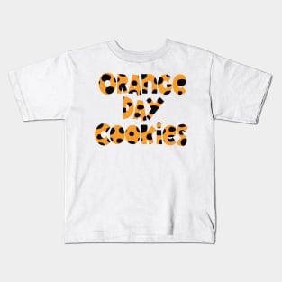 Orange day cookies Kids T-Shirt